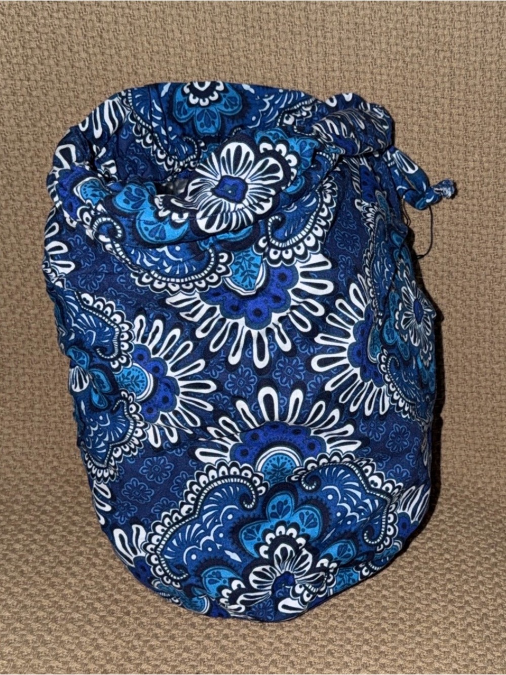 Vera Bradley Blue Floral Quilted Weekender Tote Bag 6 piece set - Picture 5 of 9